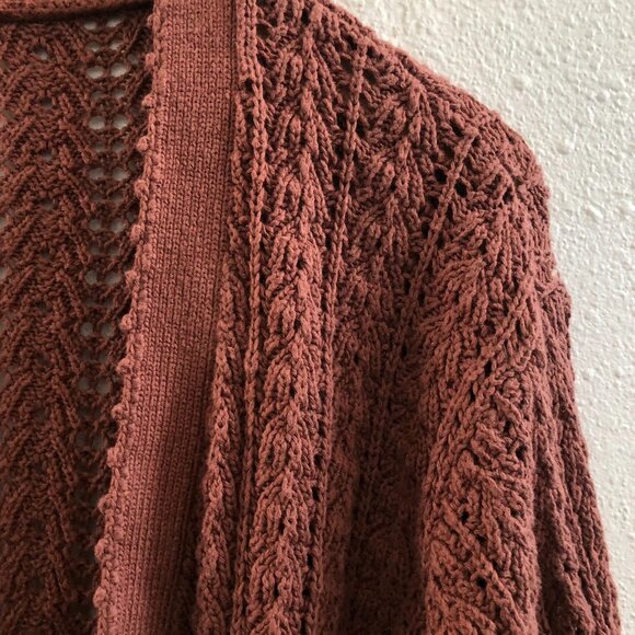 WILFRED By Aritzia Reverence Cardigan in Mocha Size Small - Picture 7 of 10